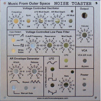 MFOS NOISE TOASTER - Face Plate